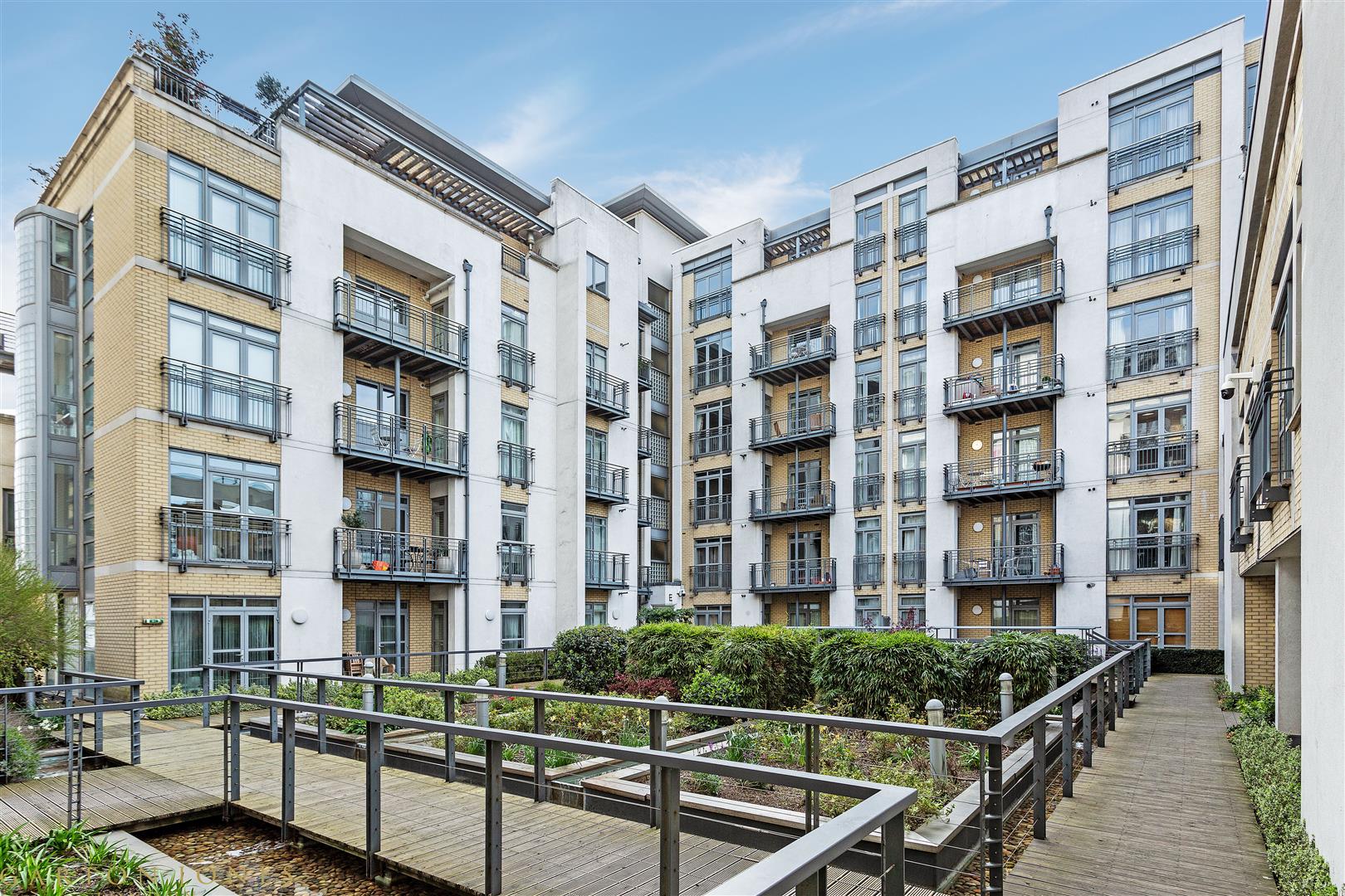 A modern splitlevel apartment over the 1st and 2nd floors of this